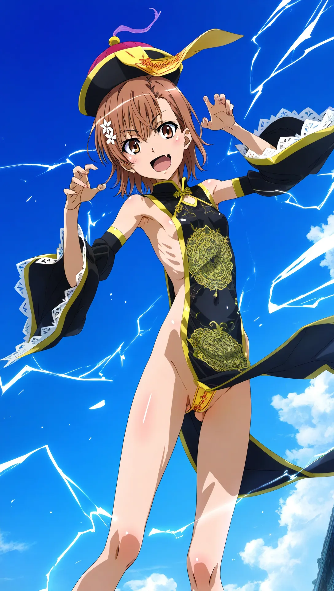 laesbkt Misaka Mikoto Chinese Zombie Cosplay NO R18 - Image 447