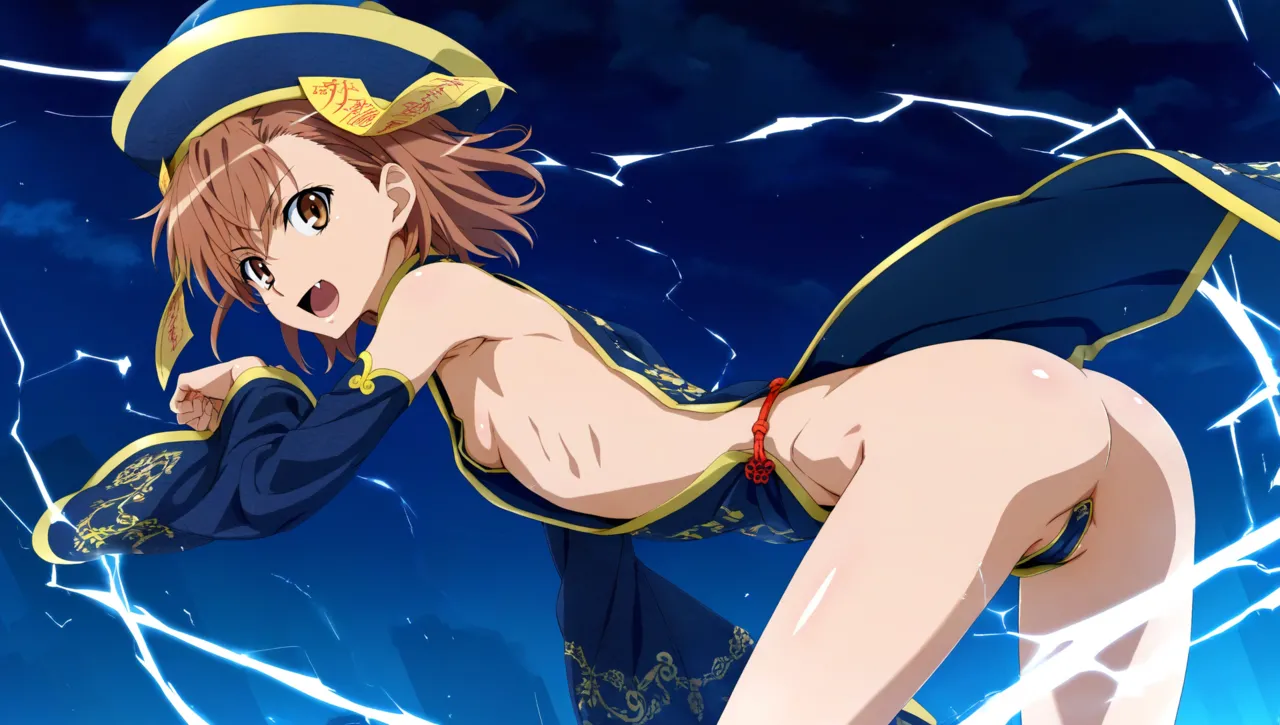 laesbkt Misaka Mikoto Chinese Zombie Cosplay NO R18 - Image 448