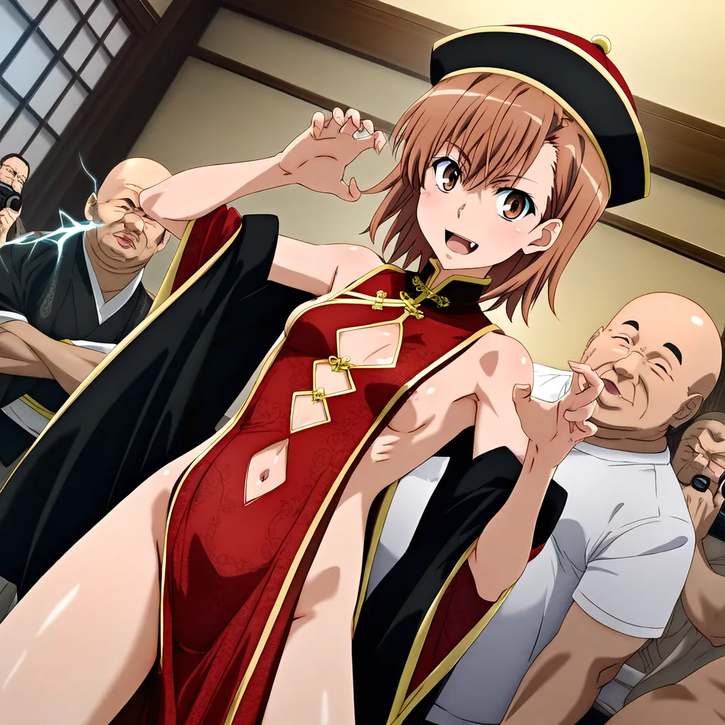 laesbkt Misaka Mikoto Chinese Zombie Cosplay NO R18 - Image 46