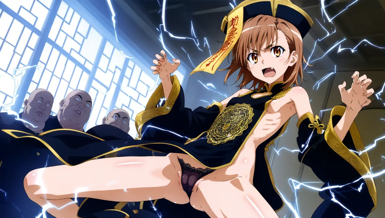 laesbkt Misaka Mikoto Chinese Zombie Cosplay NO R18 - Image 460