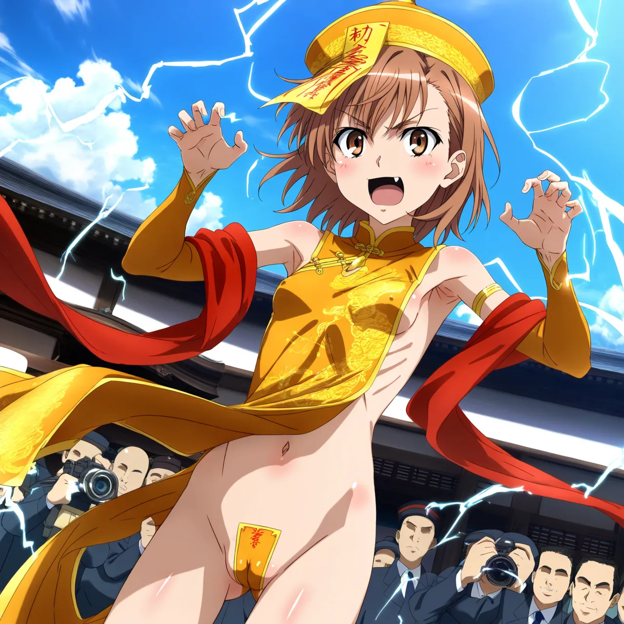 laesbkt Misaka Mikoto Chinese Zombie Cosplay NO R18 - Image 464