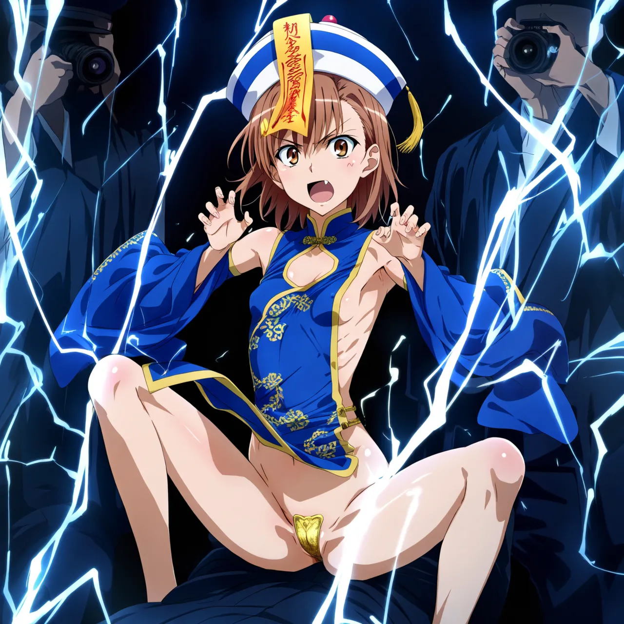 laesbkt Misaka Mikoto Chinese Zombie Cosplay NO R18 - Image 467