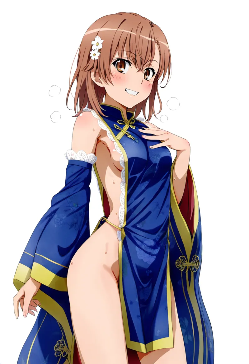 laesbkt Misaka Mikoto Chinese Zombie Cosplay NO R18 - Image 47