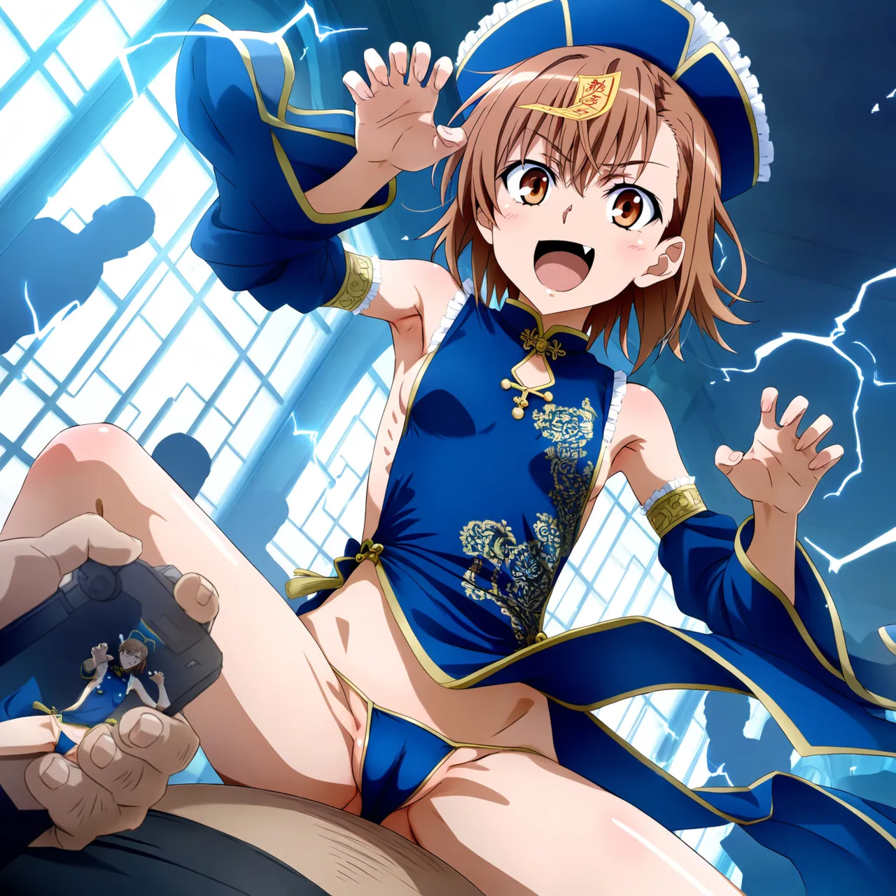 laesbkt Misaka Mikoto Chinese Zombie Cosplay NO R18 - Image 471