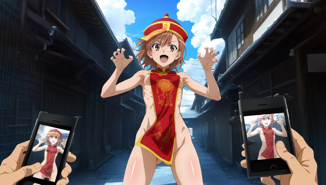 laesbkt Misaka Mikoto Chinese Zombie Cosplay NO R18 - Image 484