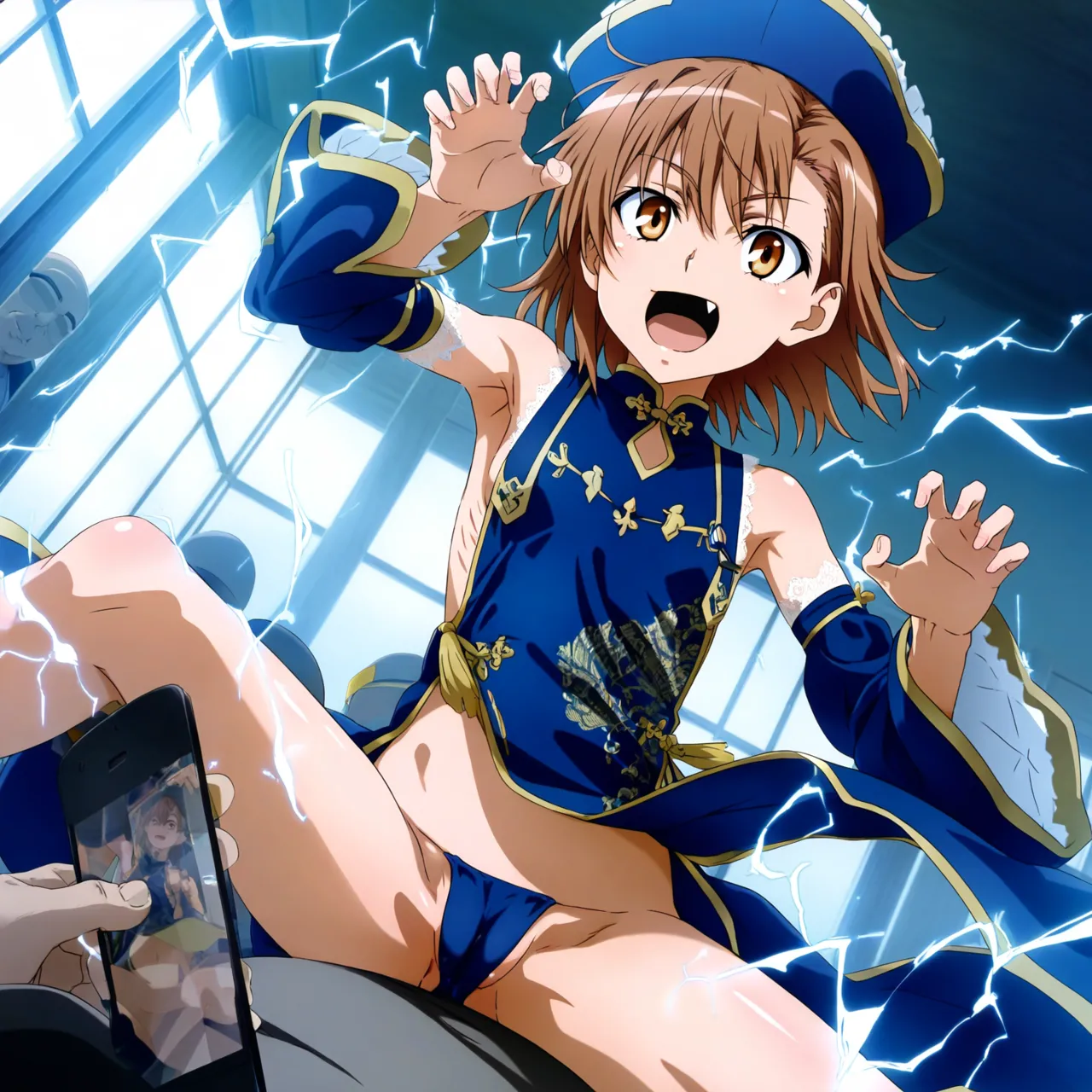 laesbkt Misaka Mikoto Chinese Zombie Cosplay NO R18 - Image 488