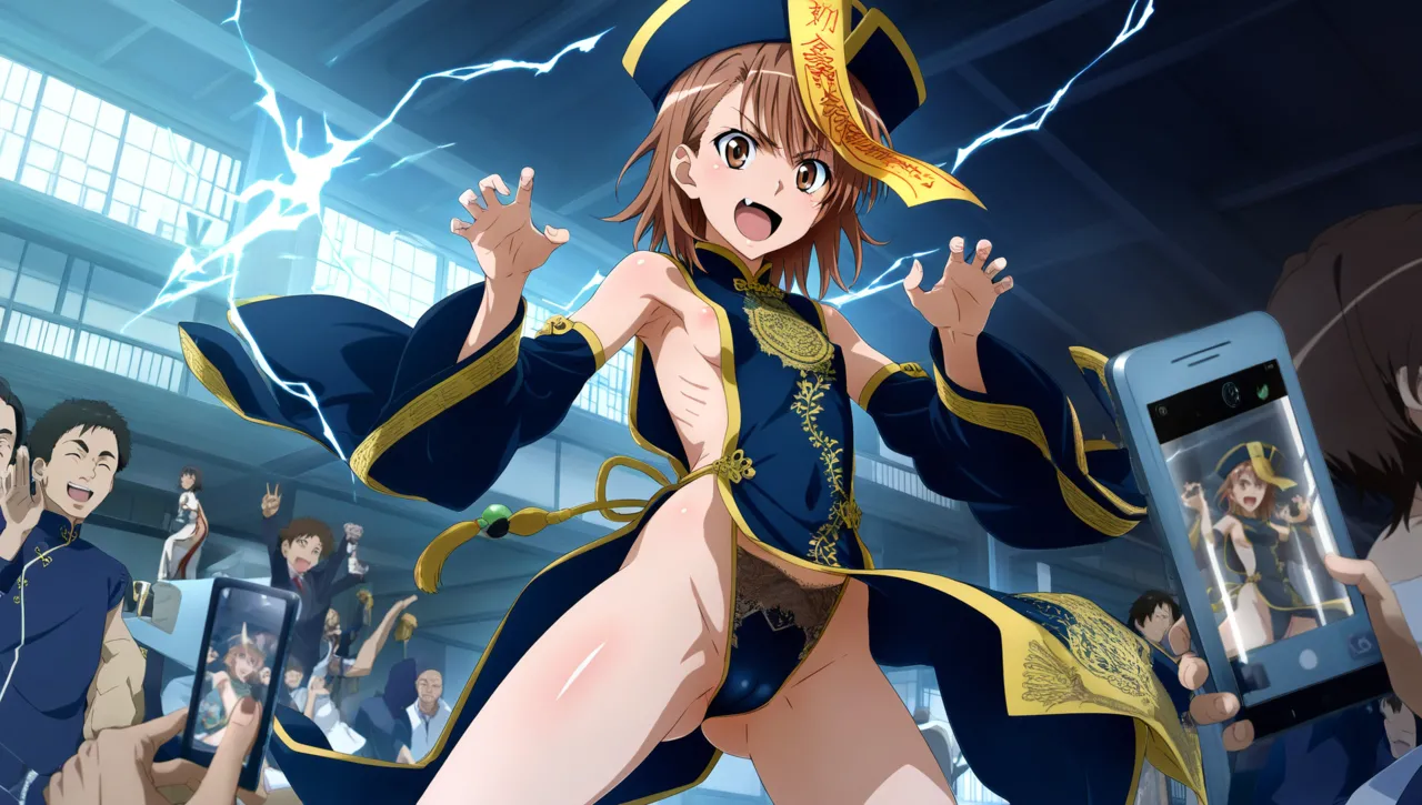 laesbkt Misaka Mikoto Chinese Zombie Cosplay NO R18 - Image 496