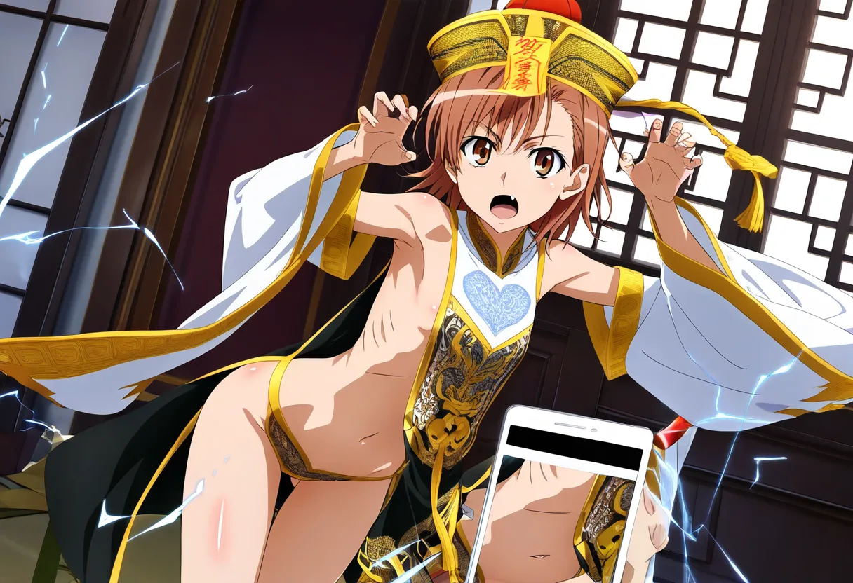 laesbkt Misaka Mikoto Chinese Zombie Cosplay NO R18 - Image 50