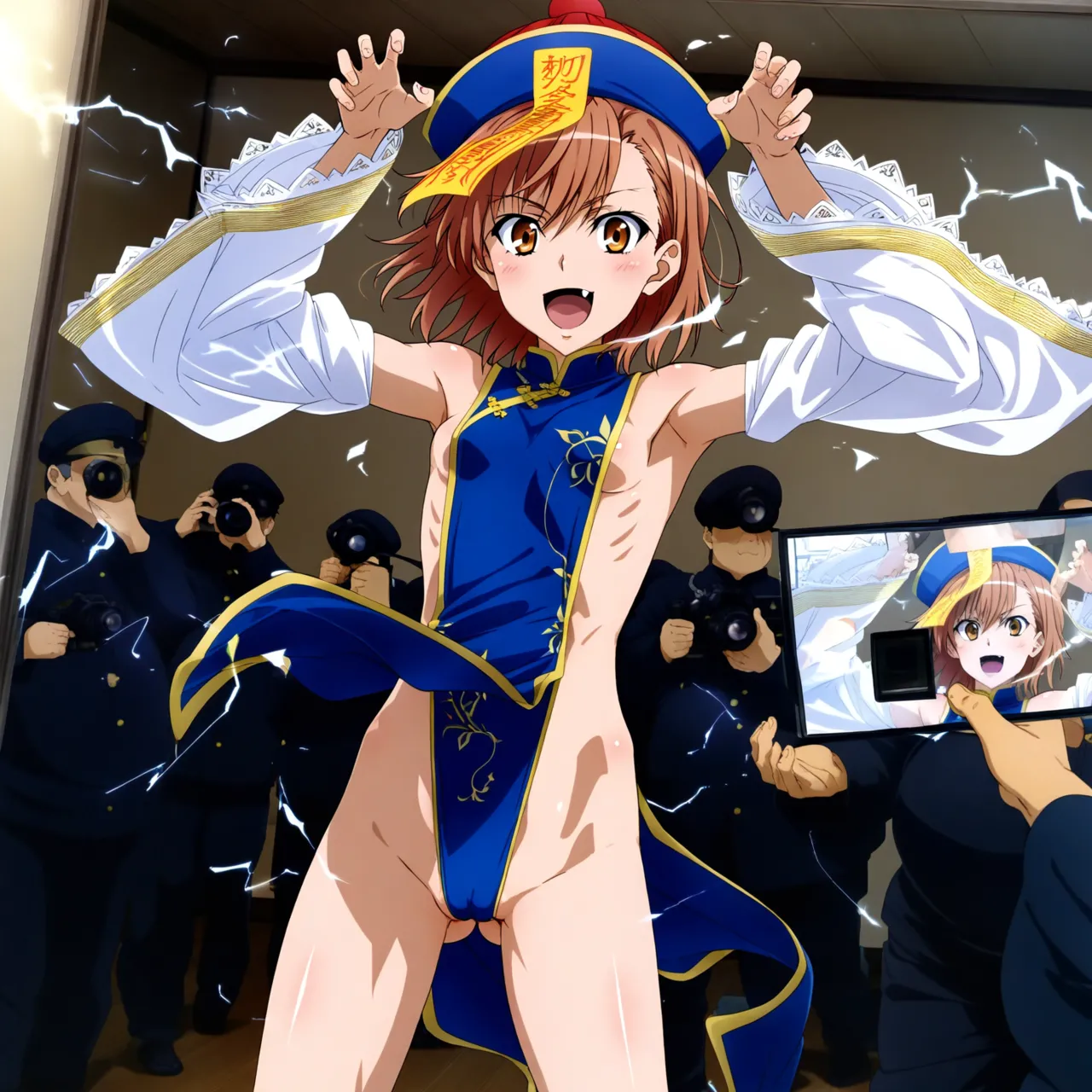 laesbkt Misaka Mikoto Chinese Zombie Cosplay NO R18 - Image 504