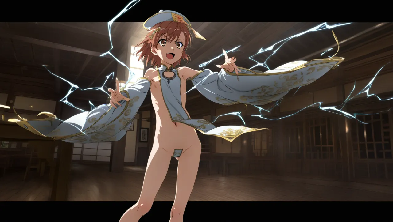 laesbkt Misaka Mikoto Chinese Zombie Cosplay NO R18 - Image 514