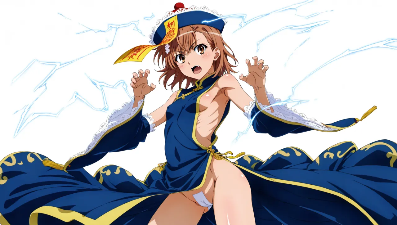 laesbkt Misaka Mikoto Chinese Zombie Cosplay NO R18 - Image 515