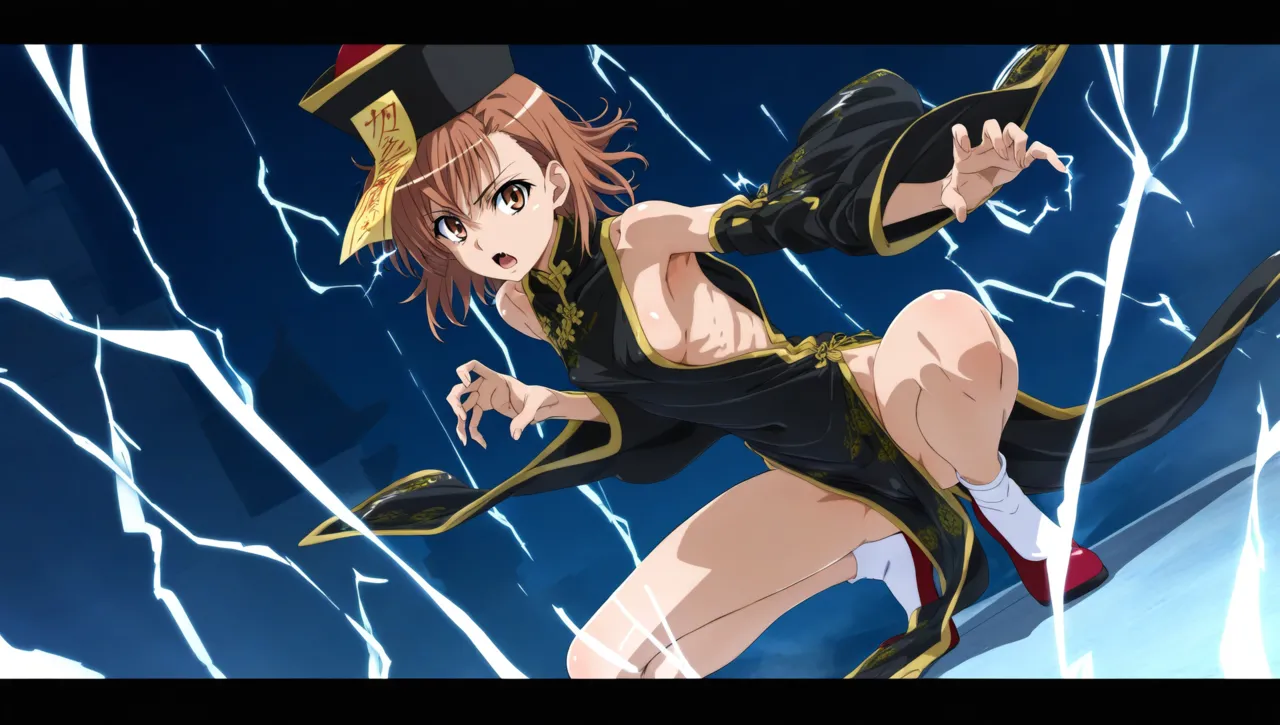 laesbkt Misaka Mikoto Chinese Zombie Cosplay NO R18 - Image 526