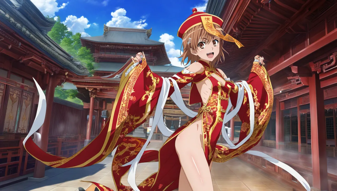laesbkt Misaka Mikoto Chinese Zombie Cosplay NO R18 - Image 527
