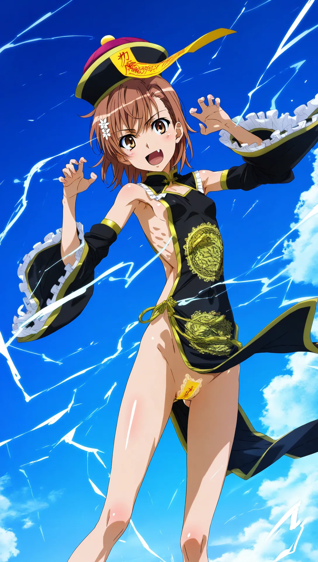 laesbkt Misaka Mikoto Chinese Zombie Cosplay NO R18 - Image 528