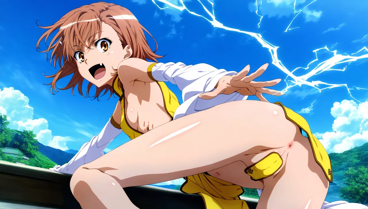 laesbkt Misaka Mikoto Chinese Zombie Cosplay NO R18 - Image 536