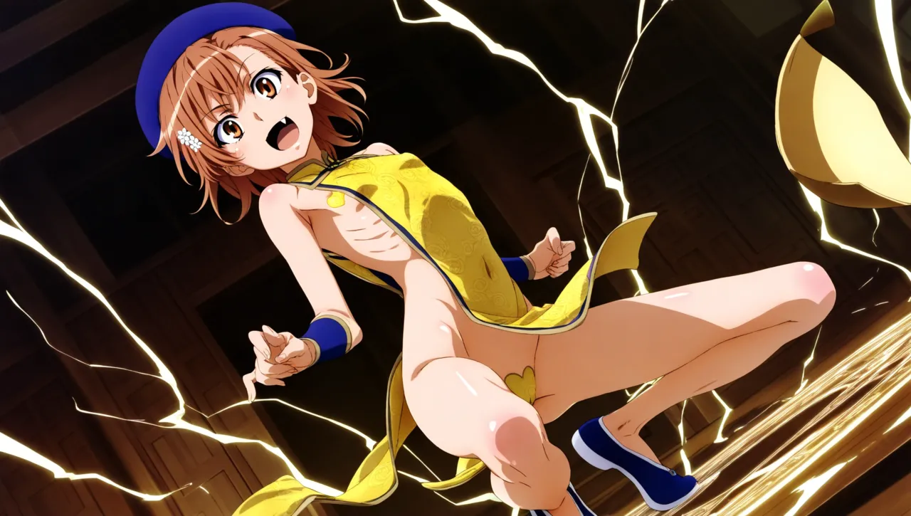 laesbkt Misaka Mikoto Chinese Zombie Cosplay NO R18 - Image 540