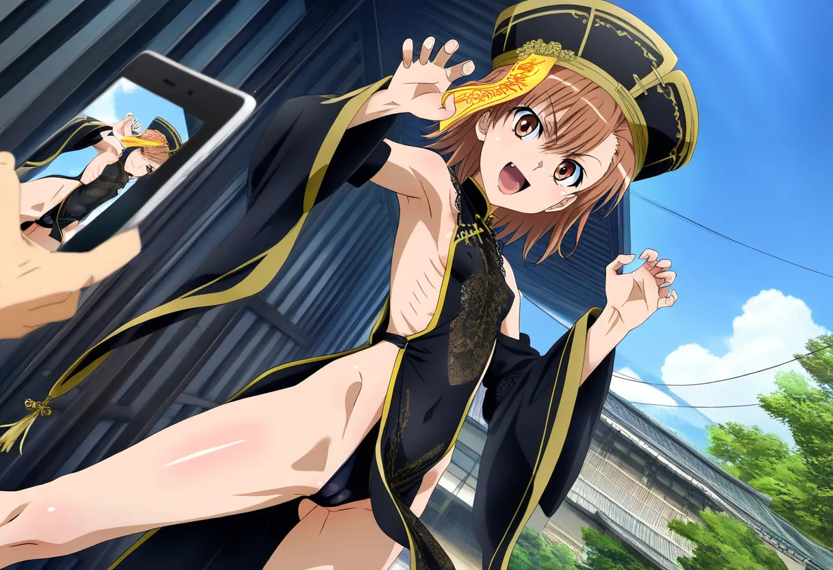 laesbkt Misaka Mikoto Chinese Zombie Cosplay NO R18 - Image 56