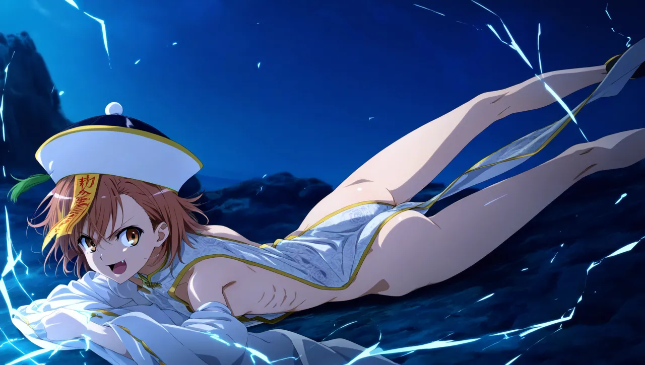 laesbkt Misaka Mikoto Chinese Zombie Cosplay NO R18 - Image 559