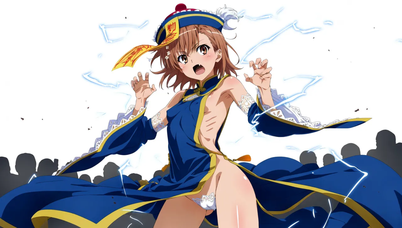 laesbkt Misaka Mikoto Chinese Zombie Cosplay NO R18 - Image 562