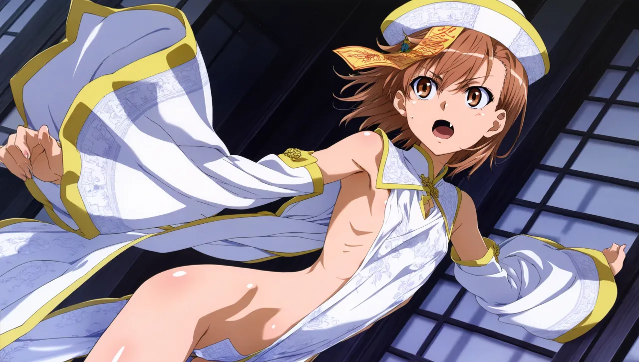 laesbkt Misaka Mikoto Chinese Zombie Cosplay NO R18 - Image 568