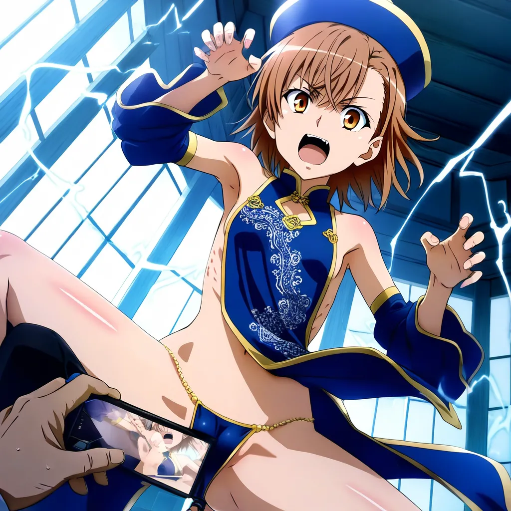 laesbkt Misaka Mikoto Chinese Zombie Cosplay NO R18 - Image 57