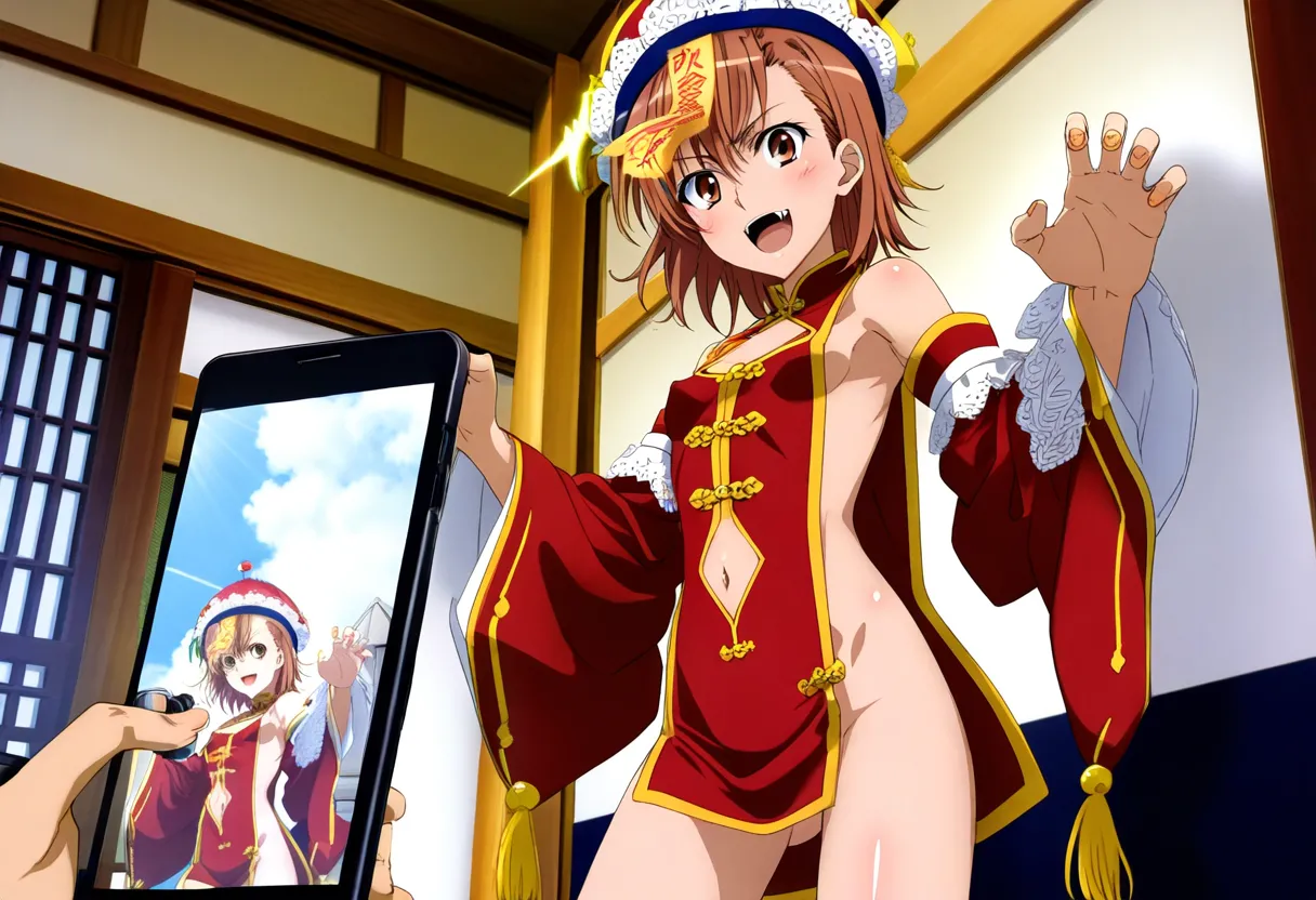 laesbkt Misaka Mikoto Chinese Zombie Cosplay NO R18 - Image 58