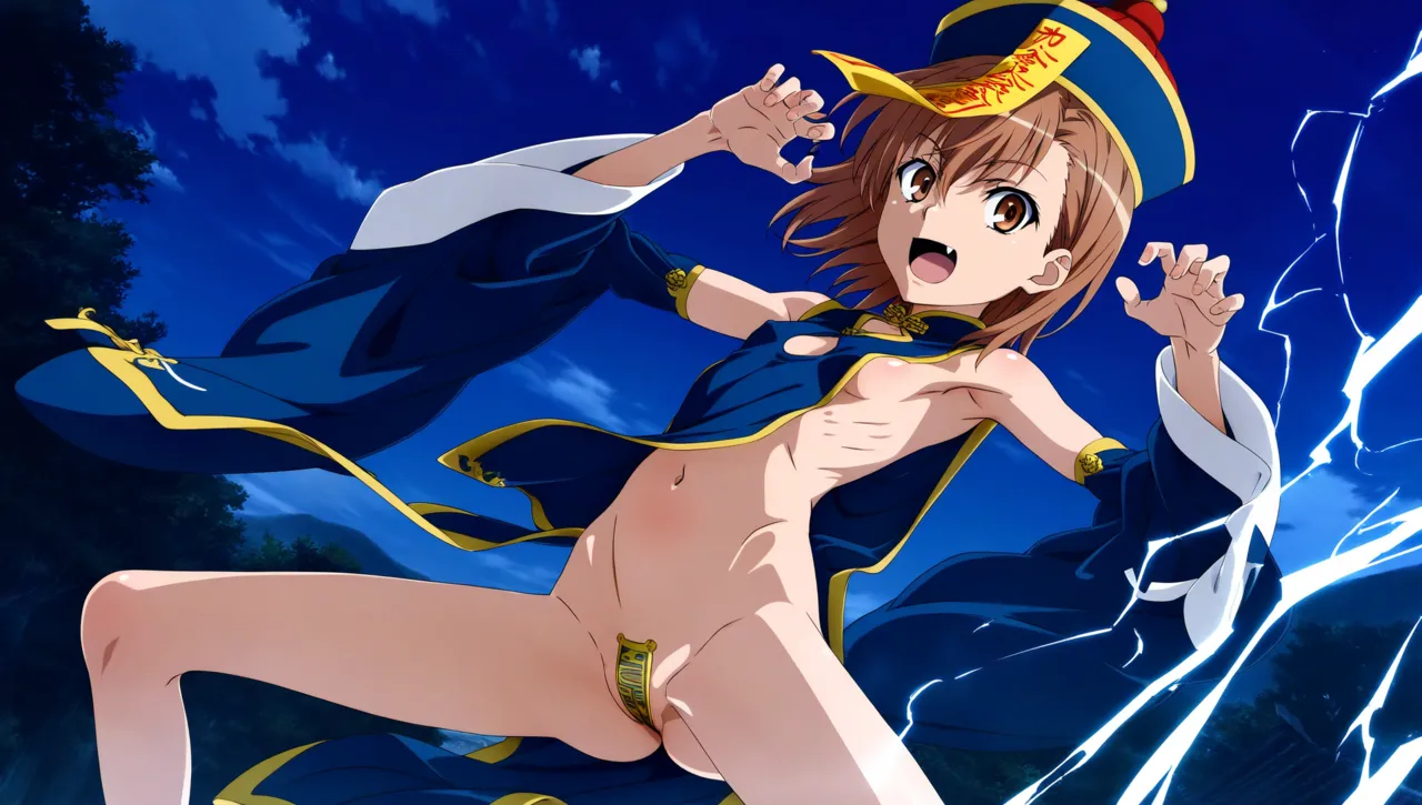 laesbkt Misaka Mikoto Chinese Zombie Cosplay NO R18 - Image 588