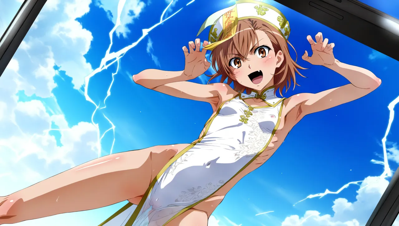 laesbkt Misaka Mikoto Chinese Zombie Cosplay NO R18 - Image 592