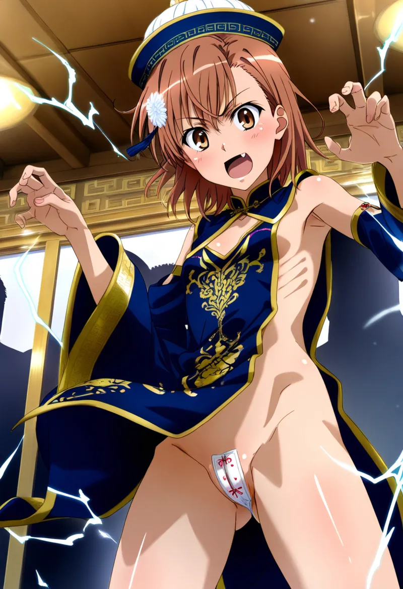 laesbkt Misaka Mikoto Chinese Zombie Cosplay NO R18 - Image 60