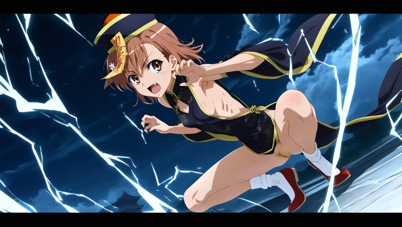 laesbkt Misaka Mikoto Chinese Zombie Cosplay NO R18 - Image 603