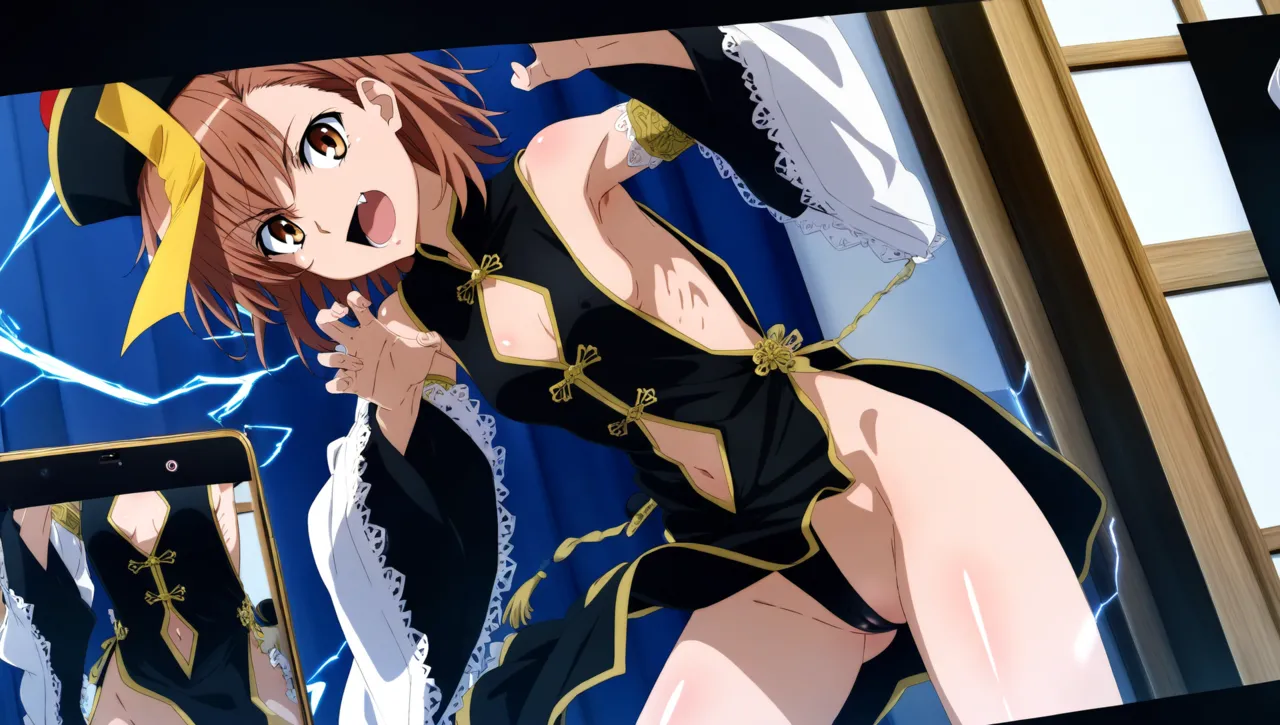 laesbkt Misaka Mikoto Chinese Zombie Cosplay NO R18 - Image 607