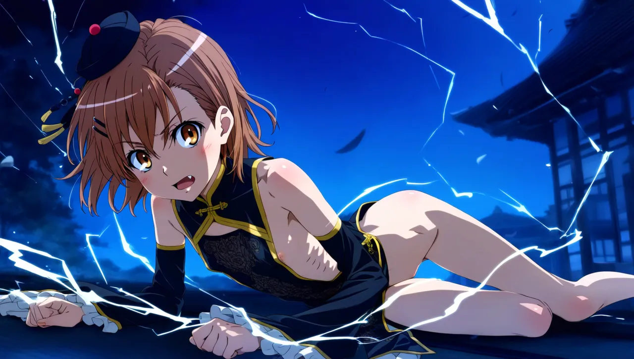 laesbkt Misaka Mikoto Chinese Zombie Cosplay NO R18 - Image 608