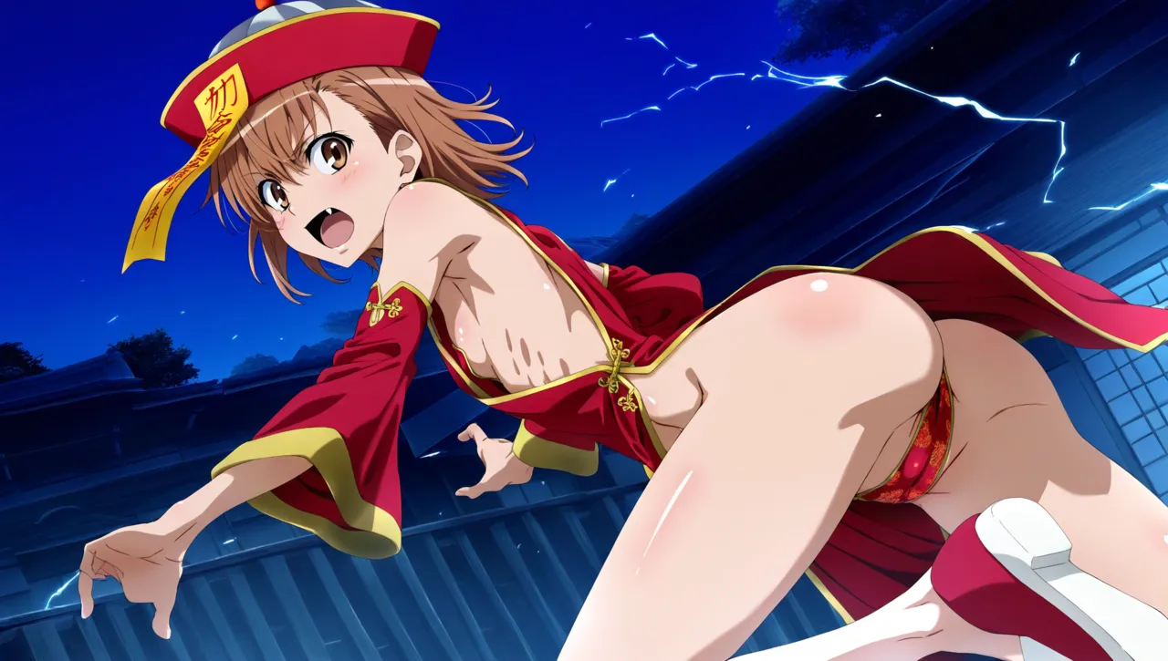 laesbkt Misaka Mikoto Chinese Zombie Cosplay NO R18 - Image 609