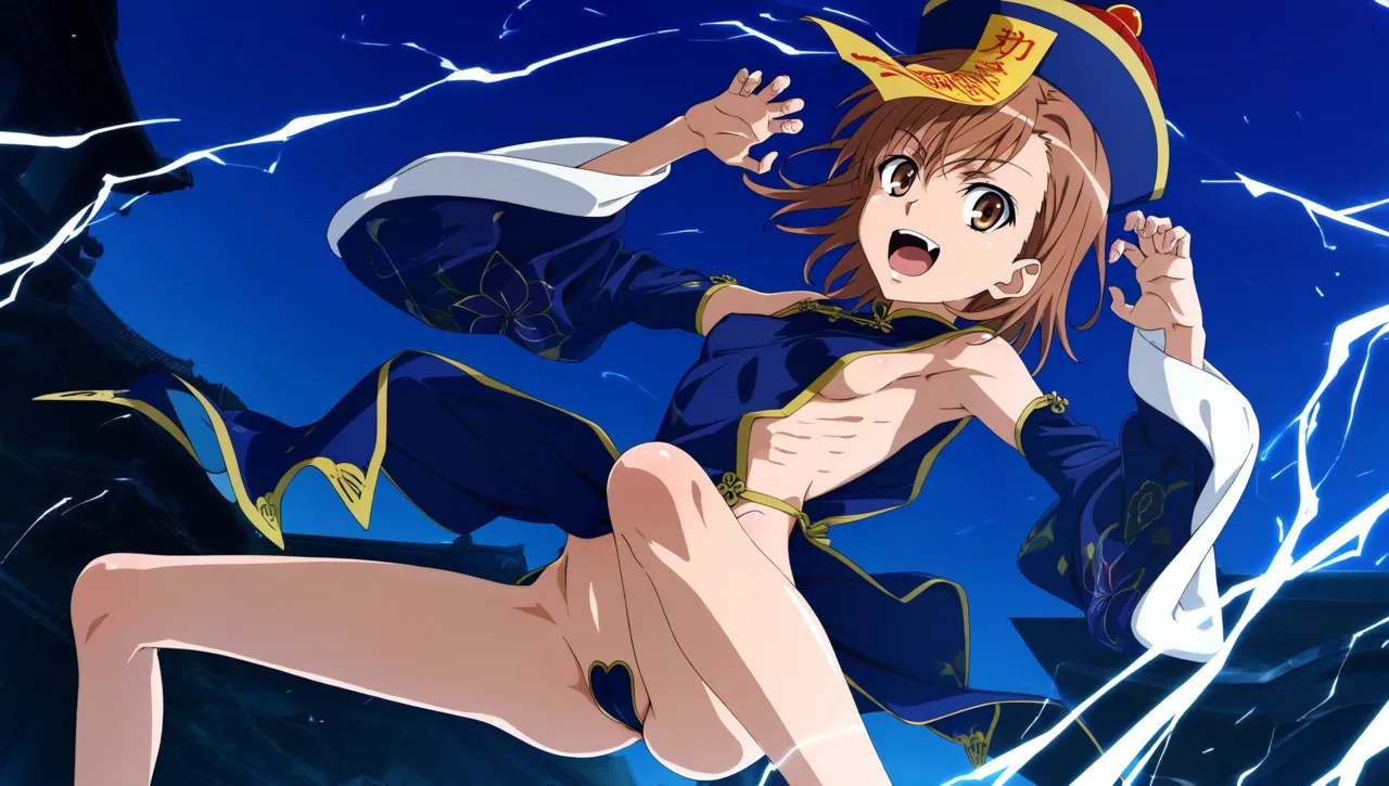 laesbkt Misaka Mikoto Chinese Zombie Cosplay NO R18 - Image 611