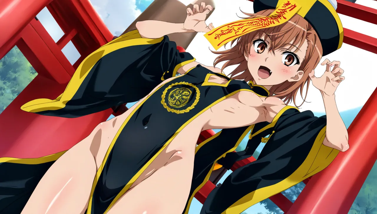 laesbkt Misaka Mikoto Chinese Zombie Cosplay NO R18 - Image 612