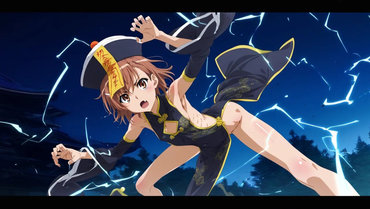 laesbkt Misaka Mikoto Chinese Zombie Cosplay NO R18 - Image 616