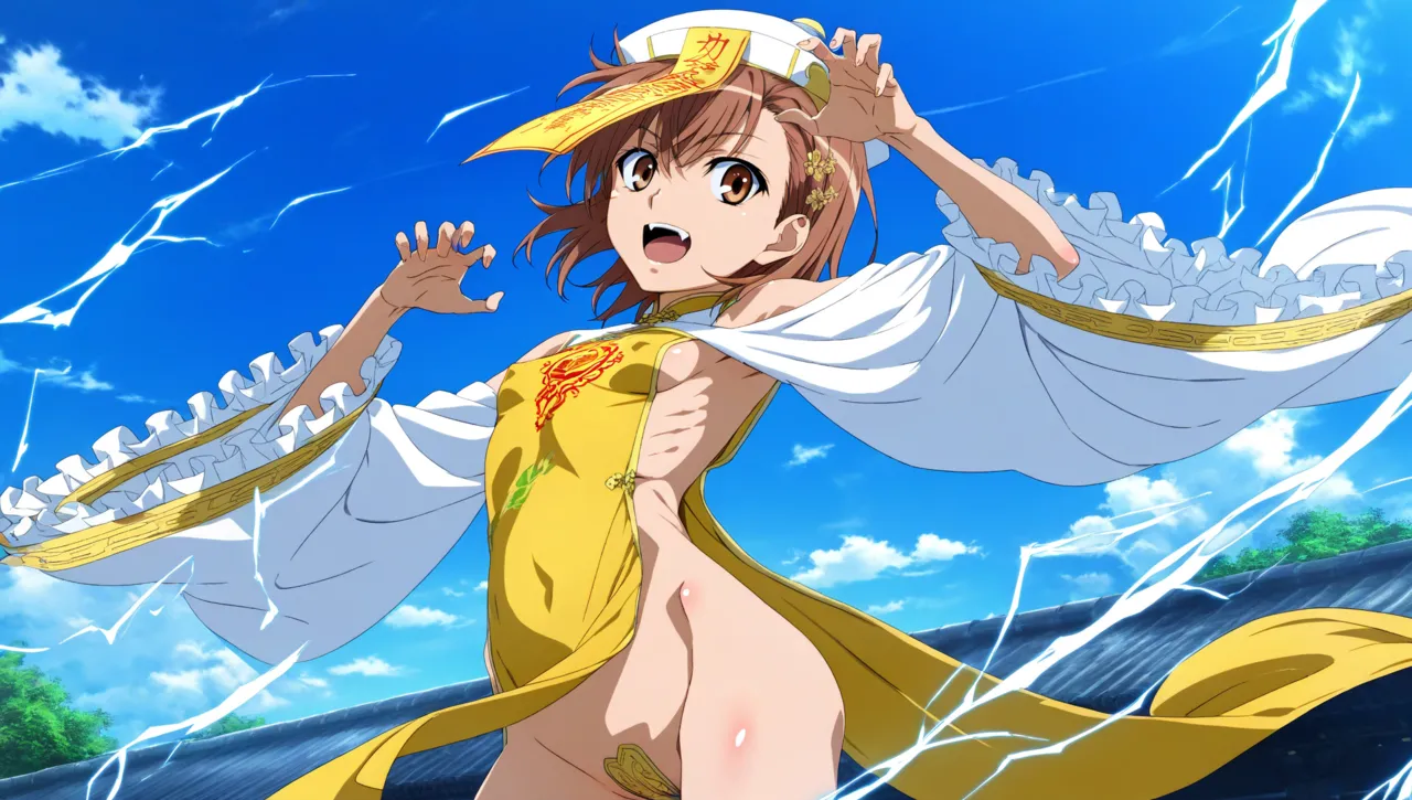 laesbkt Misaka Mikoto Chinese Zombie Cosplay NO R18 - Image 617