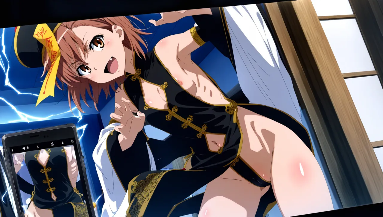 laesbkt Misaka Mikoto Chinese Zombie Cosplay NO R18 - Image 622