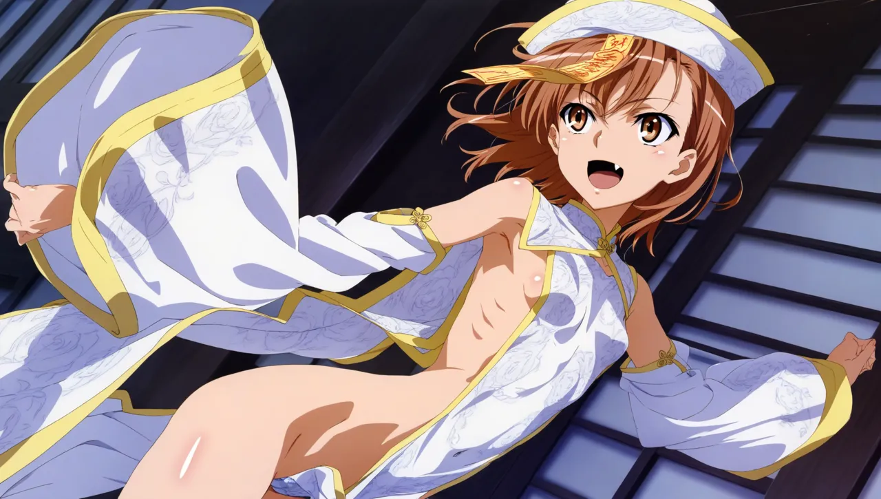 laesbkt Misaka Mikoto Chinese Zombie Cosplay NO R18 - Image 632