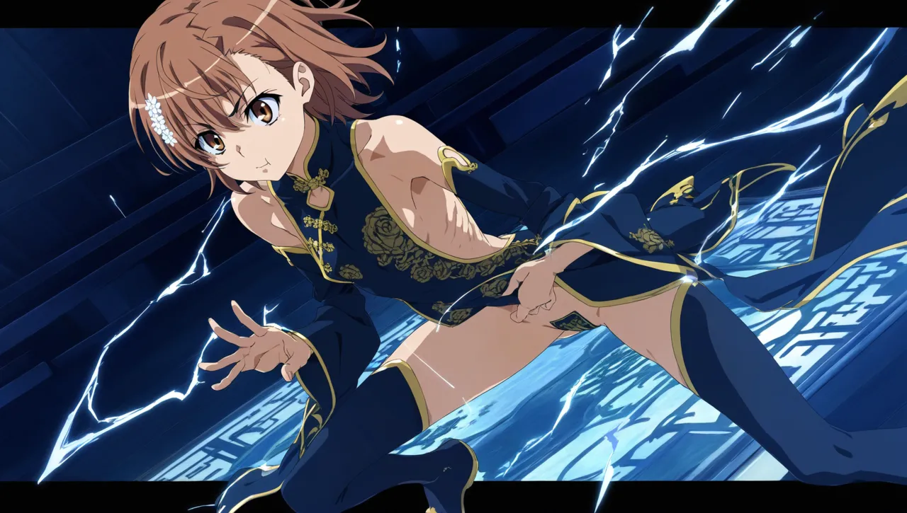 laesbkt Misaka Mikoto Chinese Zombie Cosplay NO R18 - Image 635