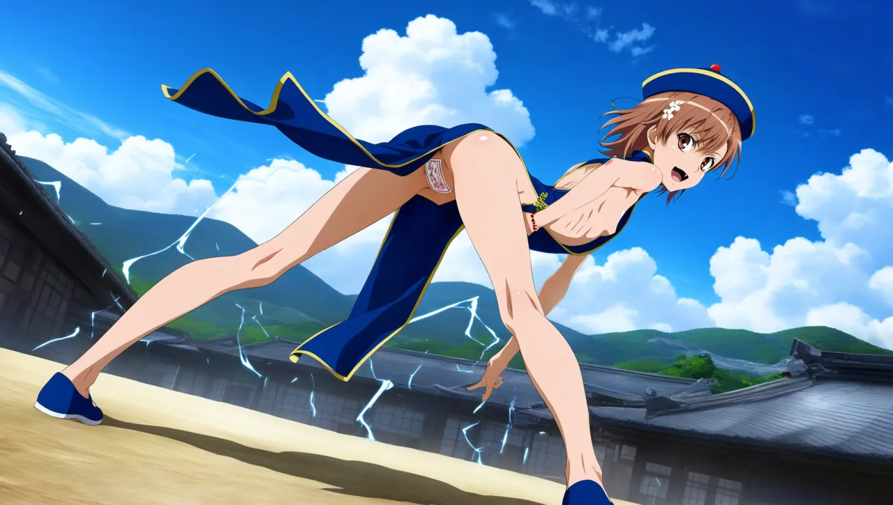 laesbkt Misaka Mikoto Chinese Zombie Cosplay NO R18 - Image 641
