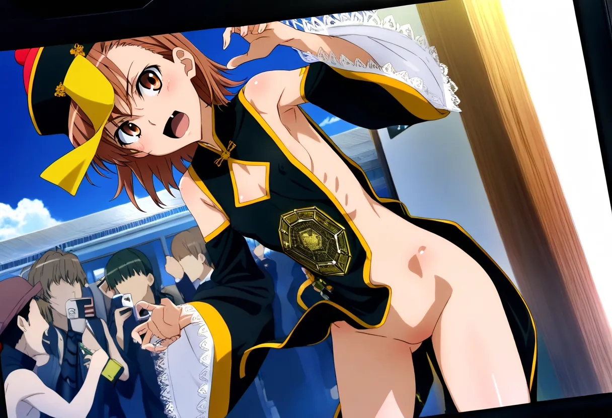 laesbkt Misaka Mikoto Chinese Zombie Cosplay NO R18 - Image 65