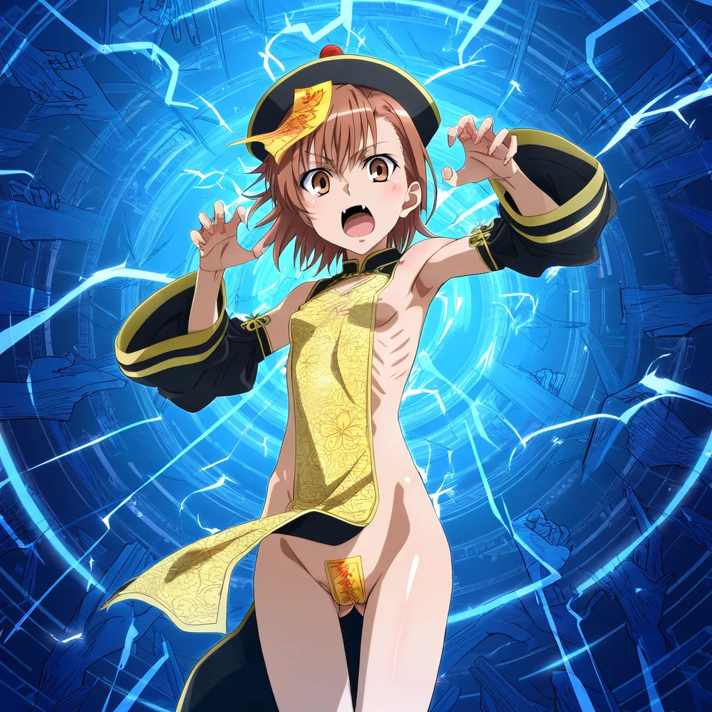 laesbkt Misaka Mikoto Chinese Zombie Cosplay NO R18 - Image 649