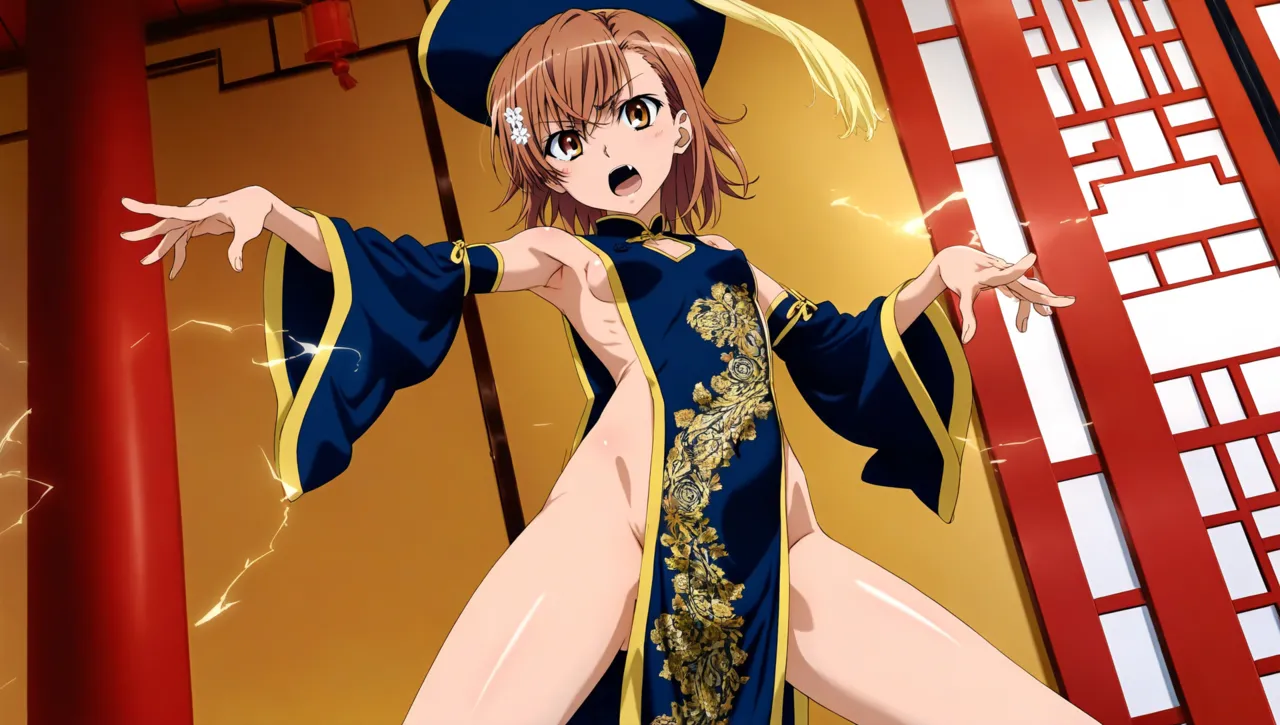 laesbkt Misaka Mikoto Chinese Zombie Cosplay NO R18 - Image 650
