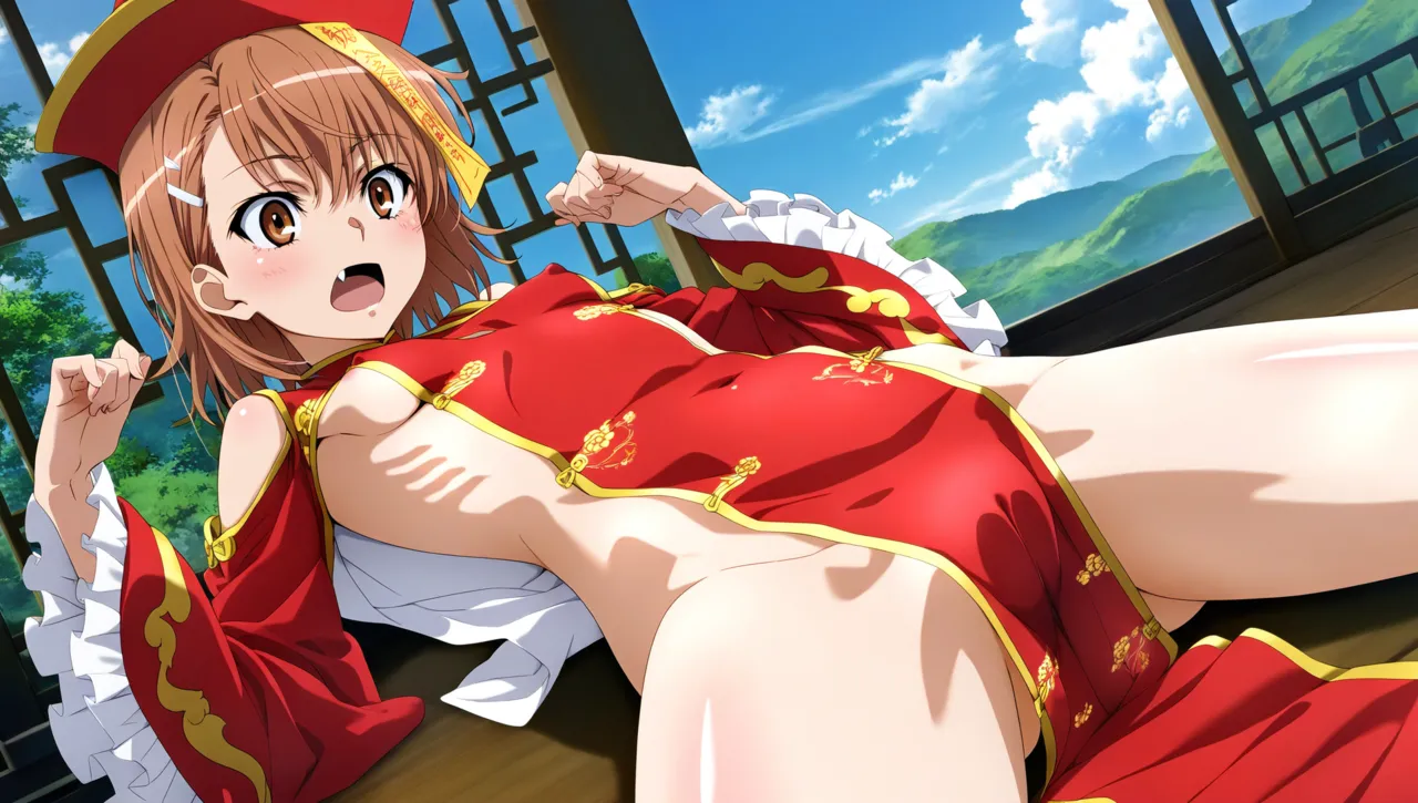 laesbkt Misaka Mikoto Chinese Zombie Cosplay NO R18 - Image 651