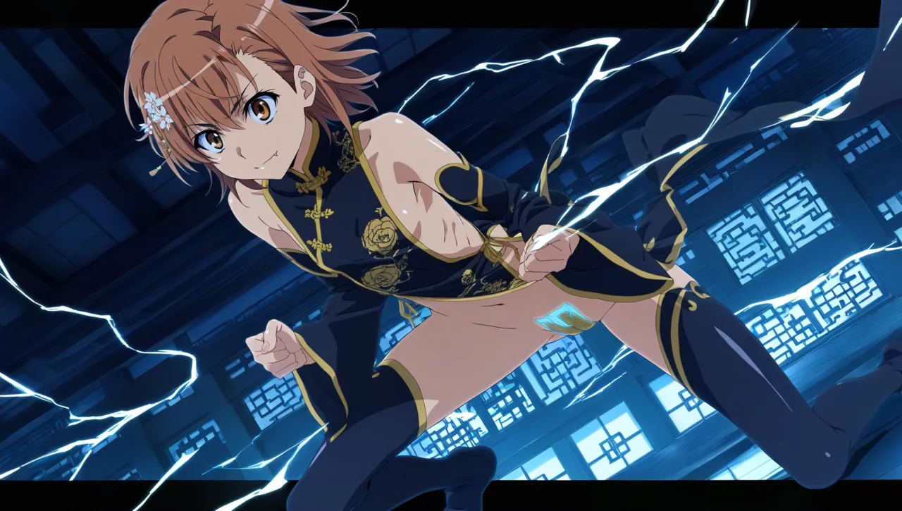 laesbkt Misaka Mikoto Chinese Zombie Cosplay NO R18 - Image 661