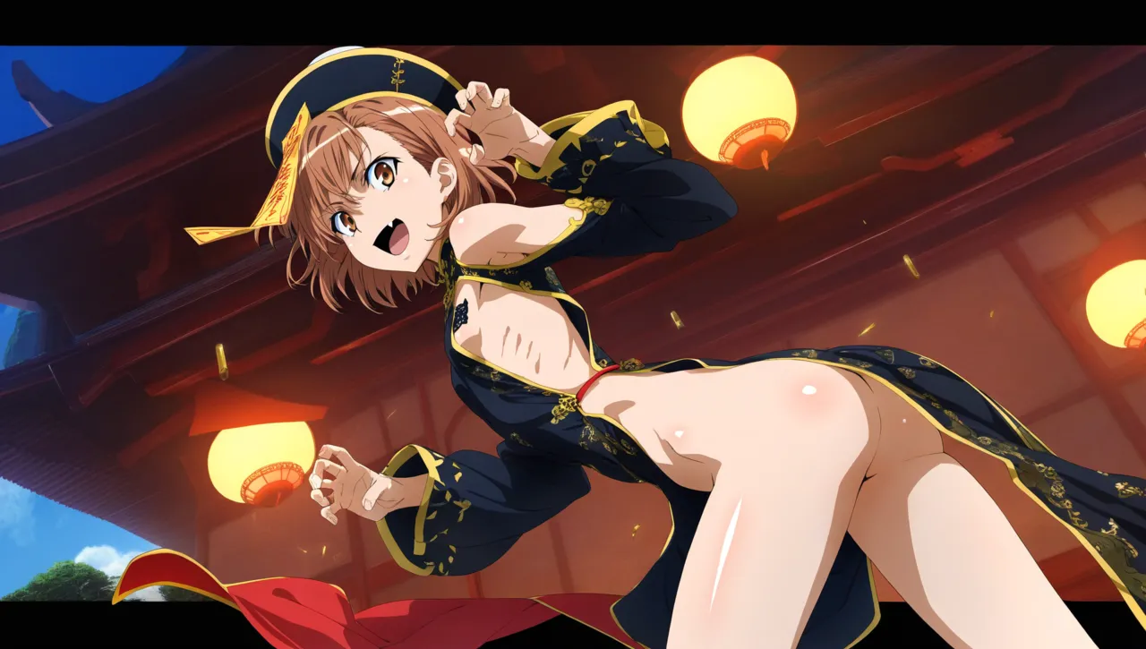 laesbkt Misaka Mikoto Chinese Zombie Cosplay NO R18 - Image 662