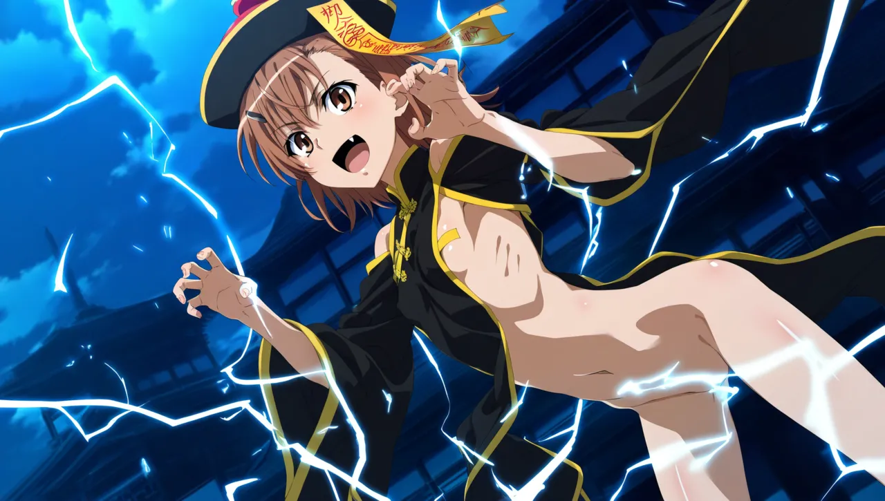laesbkt Misaka Mikoto Chinese Zombie Cosplay NO R18 - Image 667