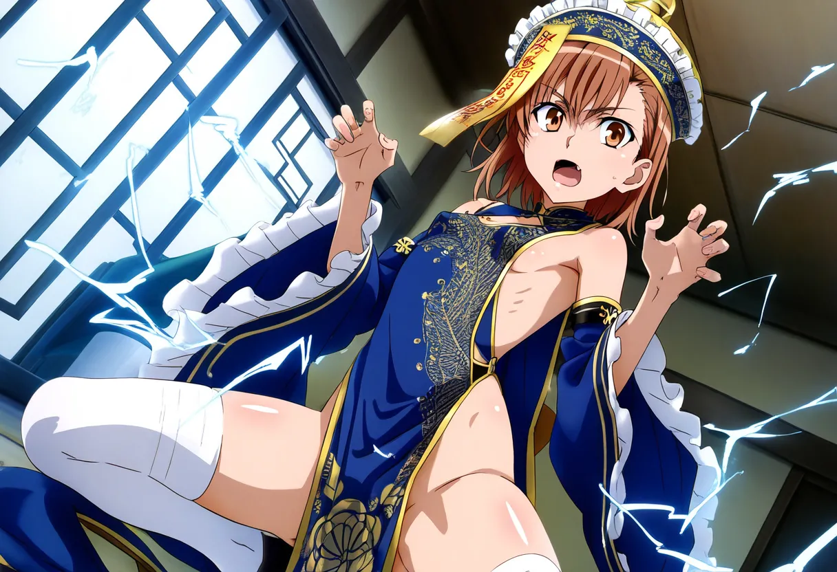 laesbkt Misaka Mikoto Chinese Zombie Cosplay NO R18 - Image 67