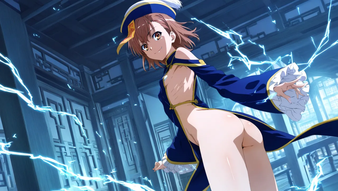 laesbkt Misaka Mikoto Chinese Zombie Cosplay NO R18 - Image 671